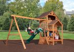 Adventure Outlook 3 Wooden Swing Set - Image 2