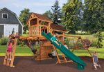 Adventure Summit XL 3 Wooden Swing Set
