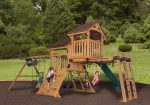 Adventure Summit XL 3 Wooden Swing Set - Image 2