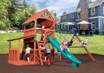 Classic - Adventure Treehouse Jumbo 3 Wooden Swing Set (Discontinued)