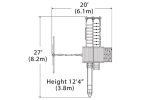 Olympian Outlook XL 1B Wooden Swing Set - Image 4