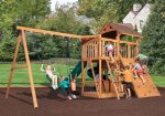 Olympian Outlook XL 1 Wooden Swing Set - Image 2