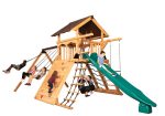 Olympian Peak XL 1 w/ Mahogany Tarp Roof Playset - Image 2