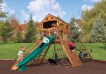 Olympian Summit XL 2 Wooden Swing Set
