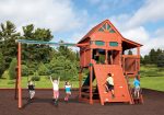 Classic - Olympian Treehouse Jumbo 4 Wooden Swing Set (Discontinued) - Image 2