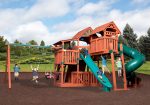 Classic - Olympian Treehouse Jumbo 7 Wooden Swing Set (Discontinued) - Image 2