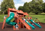 Classic - Titan Treehouse Jumbo 5 Wooden Swing Set (Discontinued)