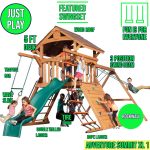 Adventure Summit XL 1 Wooden Swing Set - Image 4