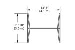 Classic - Free-Standing Swing Beam with Swings and Trapeze - Image 2
