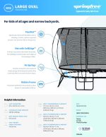 Large Oval Trampoline O92 - Image 2