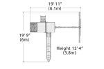 Olympian Outlook 1 Wooden Swing Set - Image 2
