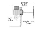 Olympian Outlook XL 1 Wooden Swing Set - Image 4