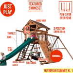 Olympian Summit XL 1 Wooden Swing Set - Image 2