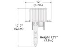 Olympian Treehouse XL Space Saver 1 Swing Set - Image 3