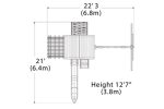 Olympian Treehouse XL 2 Swing Set - Image 8
