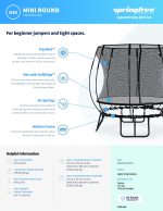 Mini Round Springfree Trampoline R30 - Image 4
