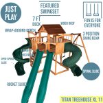 Titan Treehouse XL 11 Swing Set - Image 8