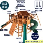 Titan Treehouse XL 12 Swing Set - Image 8