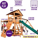 Titan Treehouse XL 2 Swing Set - Image 7