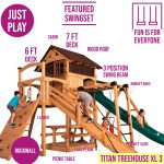 Titan Treehouse XL 3 Swing Set - Image 7