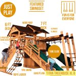 Titan Treehouse XL 8 Swing Set - Image 7