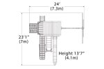 Titan Treehouse XL 3 Swing Set - Image 6