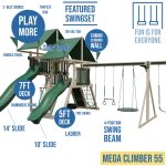 Mega Climber 55 Vinyl Playground Kit - Image 3