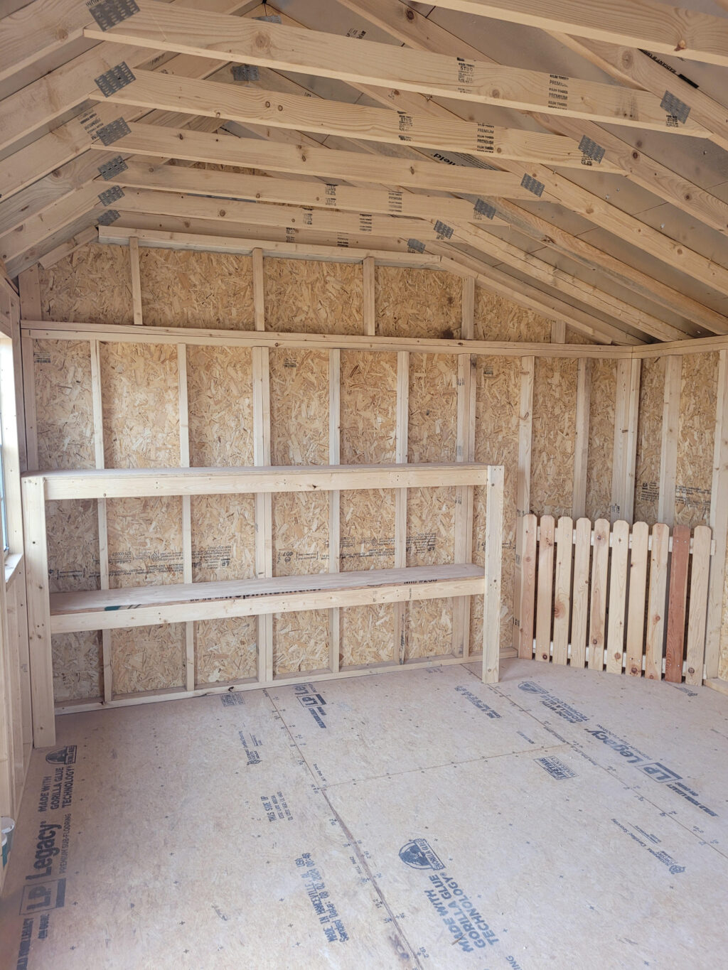 12x16 Garden Shed, Lubbock, TX. Area Only - Image 3