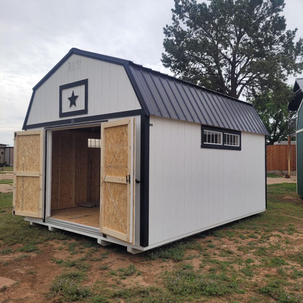 12x16 Lofted Barn, Lubbock, TX. Area Only- SOLD