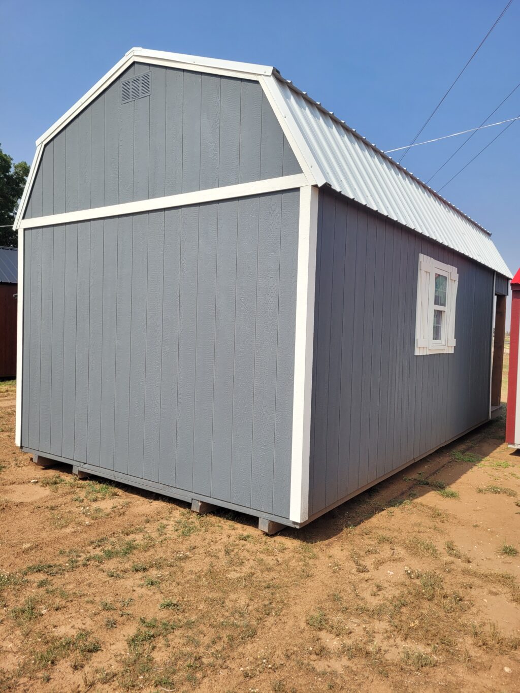 12x24 Lofted Barn with Porch, Lubbock, TX Area Only - Image 5