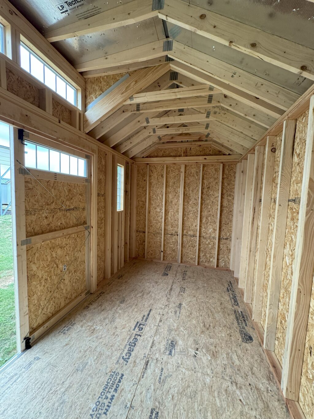 8x18 Chalet Shed, Aubrey, TX. Area Only - Image 5