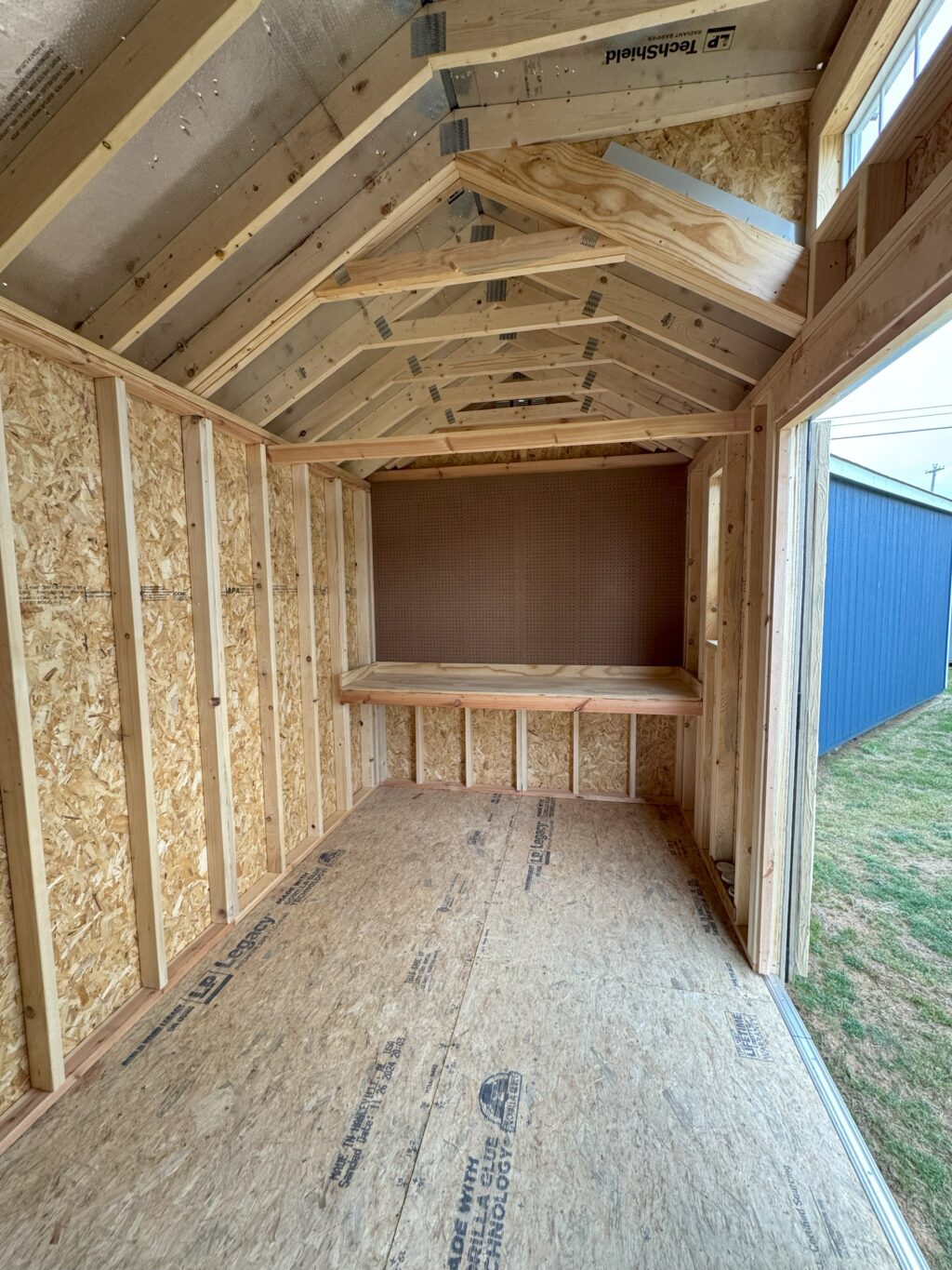 8x18 Chalet Shed, Aubrey, TX. Area Only - Image 3