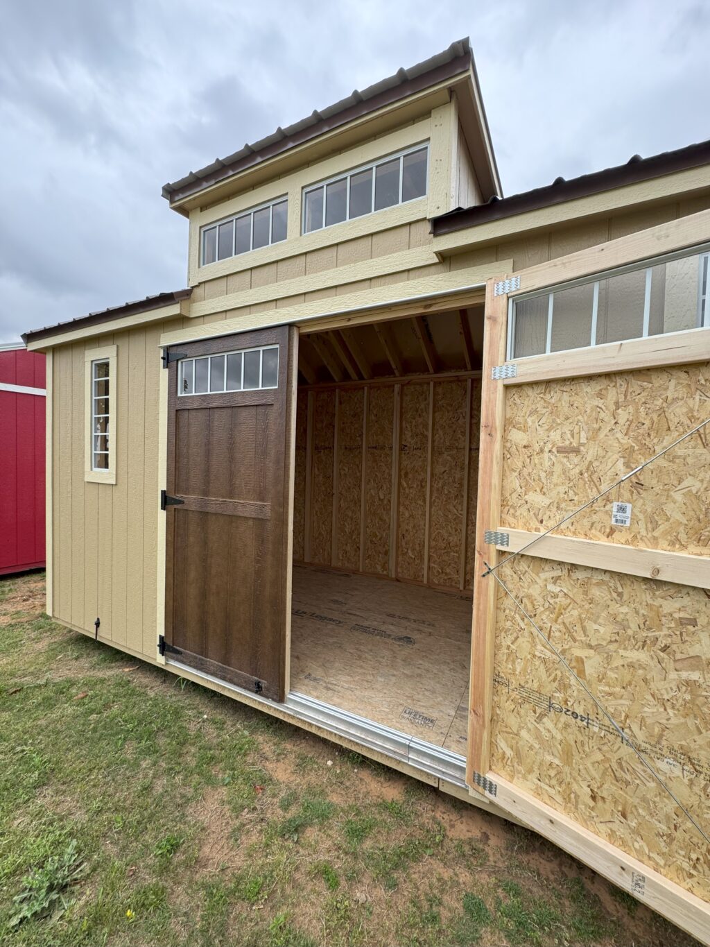 8x18 Chalet Shed, Aubrey, TX. Area Only - Image 4