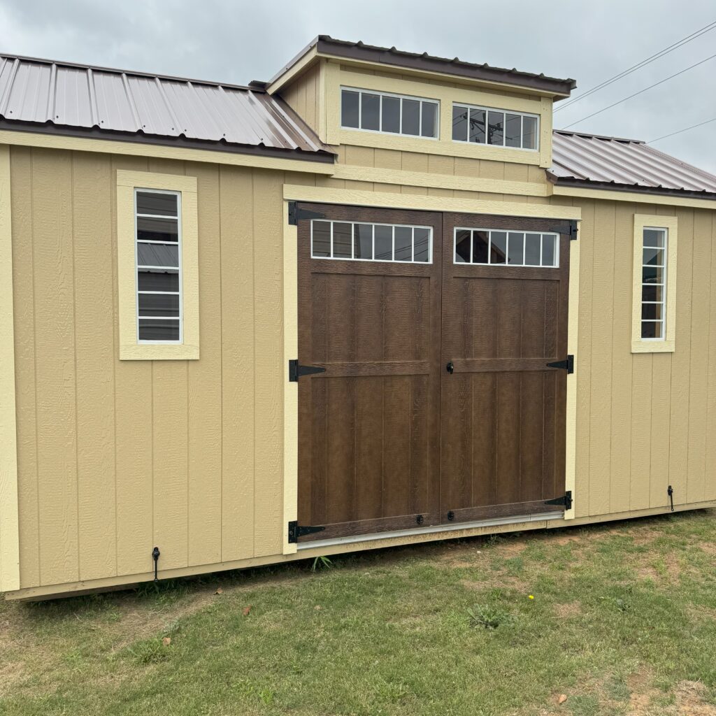 8x18 Chalet Shed, Aubrey, TX. Area Only