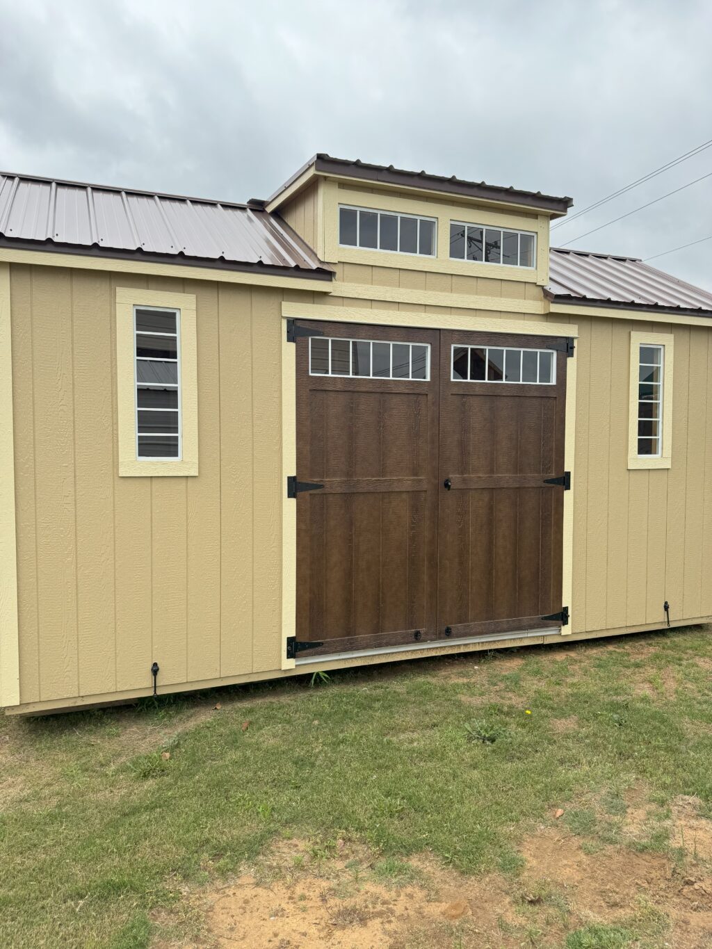 8x18 Chalet Shed, Aubrey, TX. Area Only