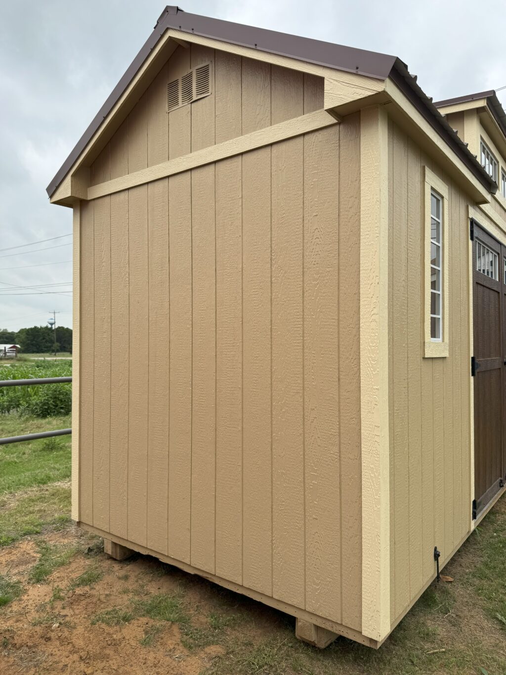 8x18 Chalet Shed, Aubrey, TX. Area Only - Image 7