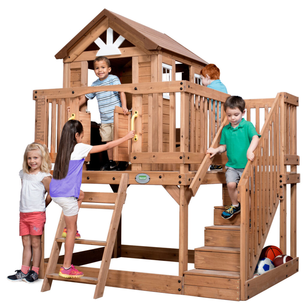 Scenic Heights Wooden Playhouse