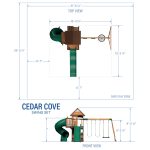 Cedar Cove Swing Set - Image 3