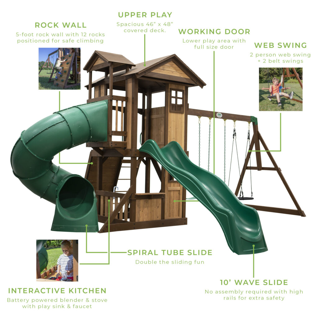 Bristol Point Swing Set - Image 9