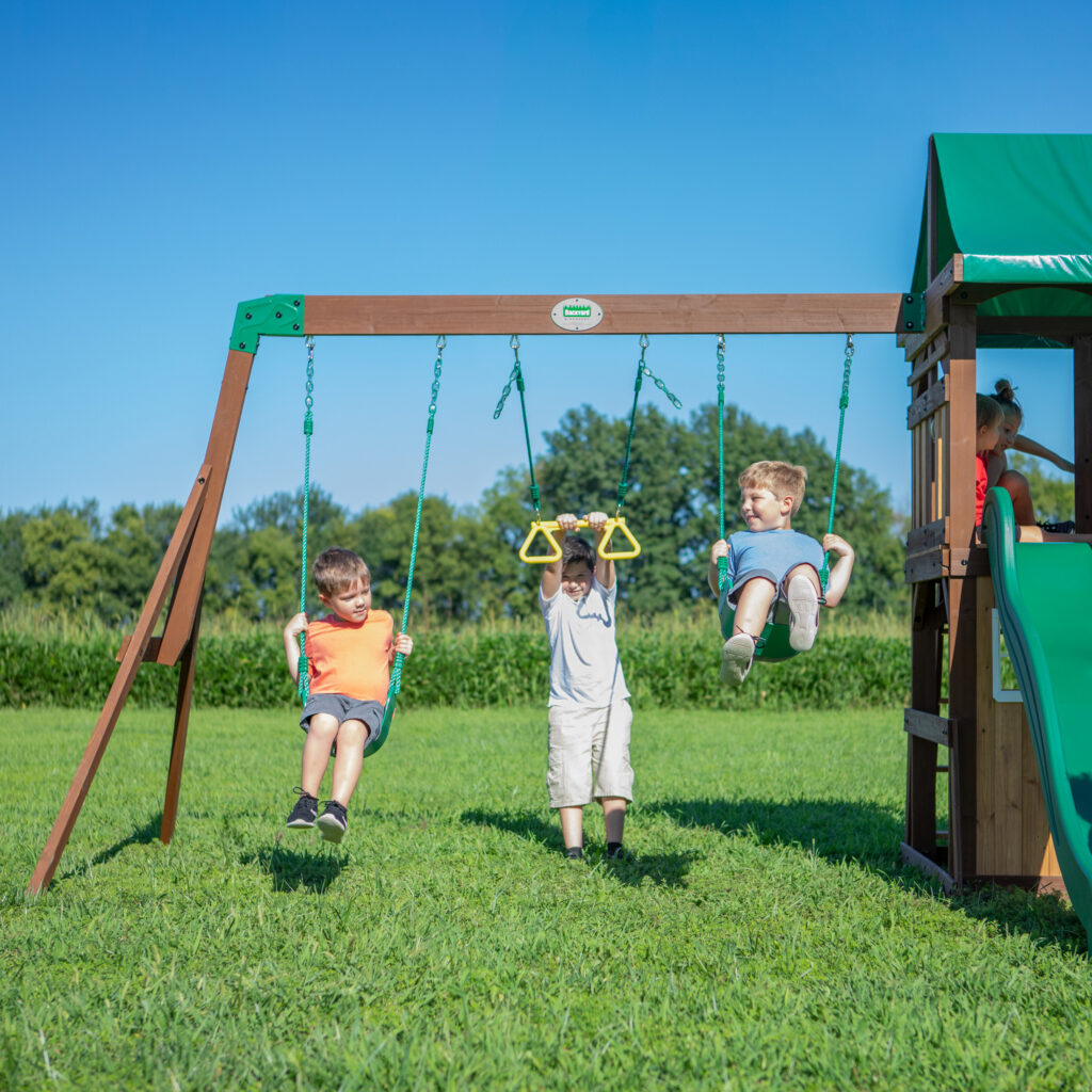 Lakewood Wooden Swing Set - Image 4