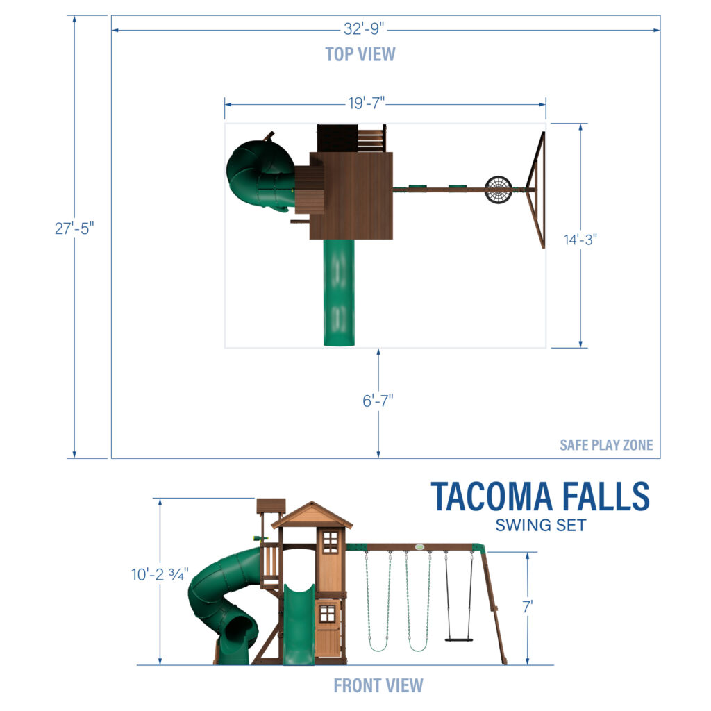 Tacoma Falls Swing Set - Image 10