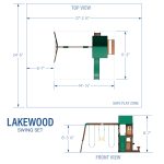 Lakewood Wooden Swing Set - Image 7