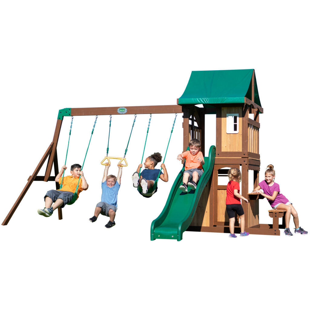 Lakewood Wooden Swing Set