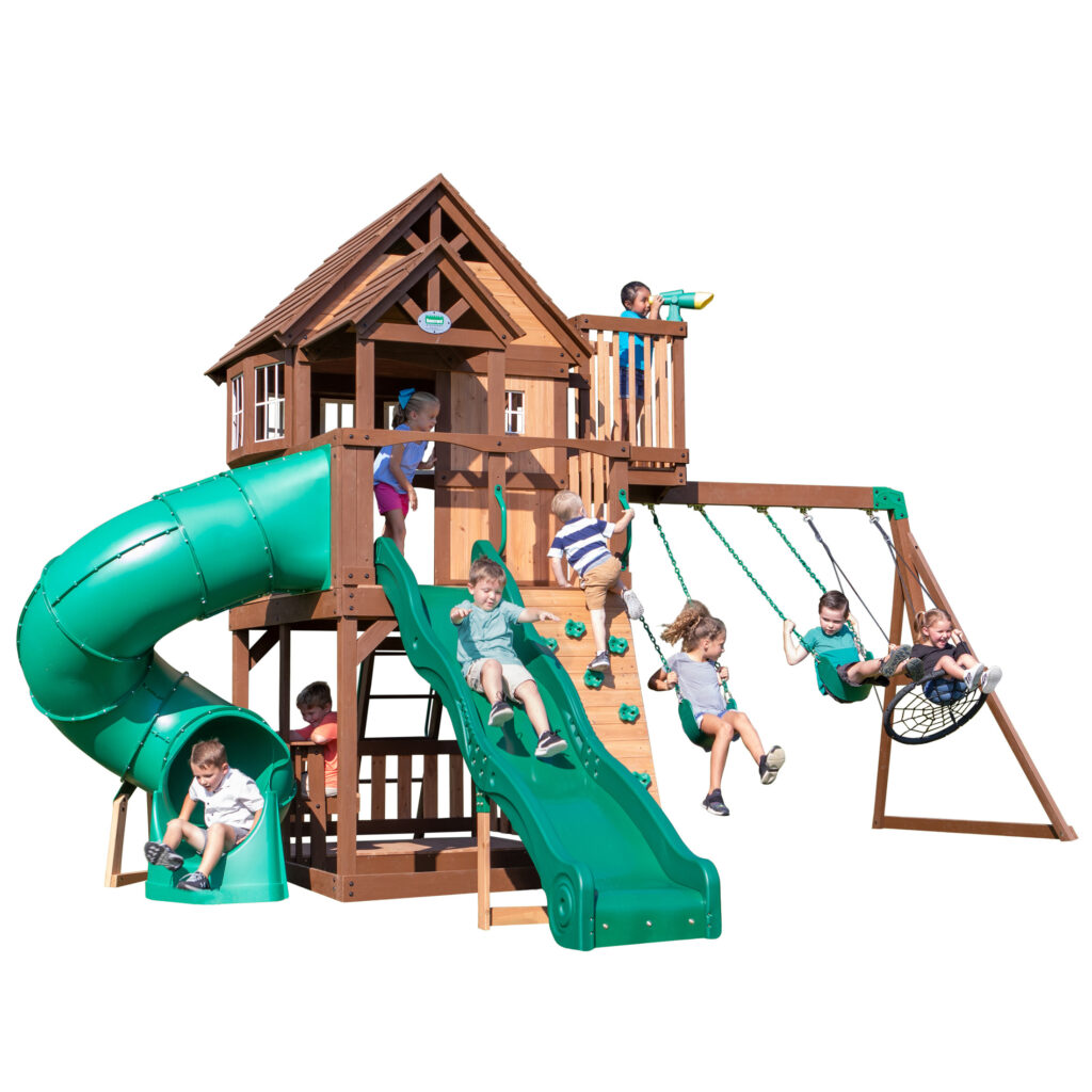 Skyfort ll with Spiral Tube Slide