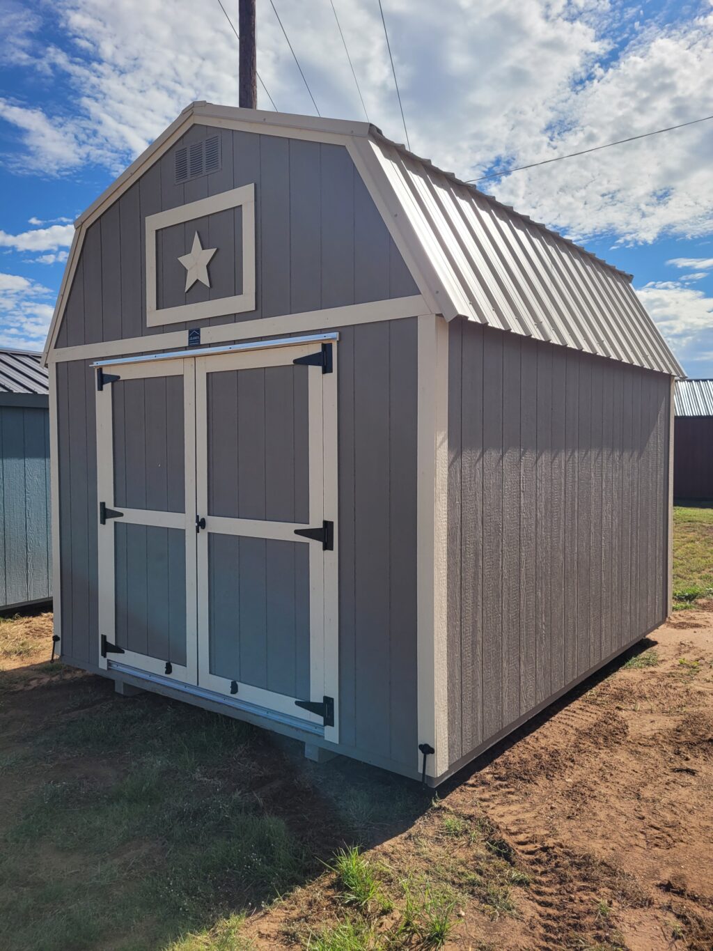 10x12 Lofted Barn- Lubbock/Wolfforth Area Only