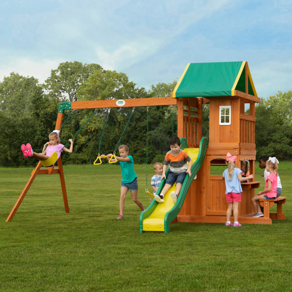 Oakmont Wooden Swing Set - Image 3
