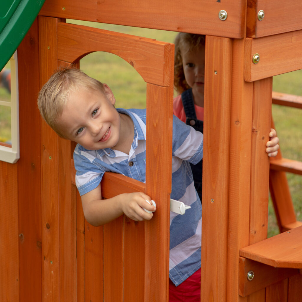 Oakmont Wooden Swing Set - Image 6