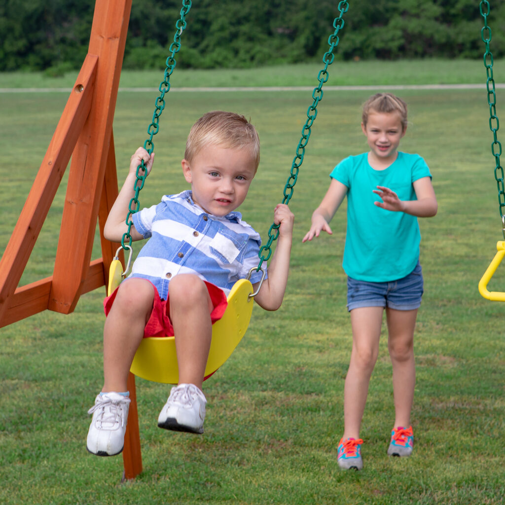 Oakmont Wooden Swing Set - Image 8