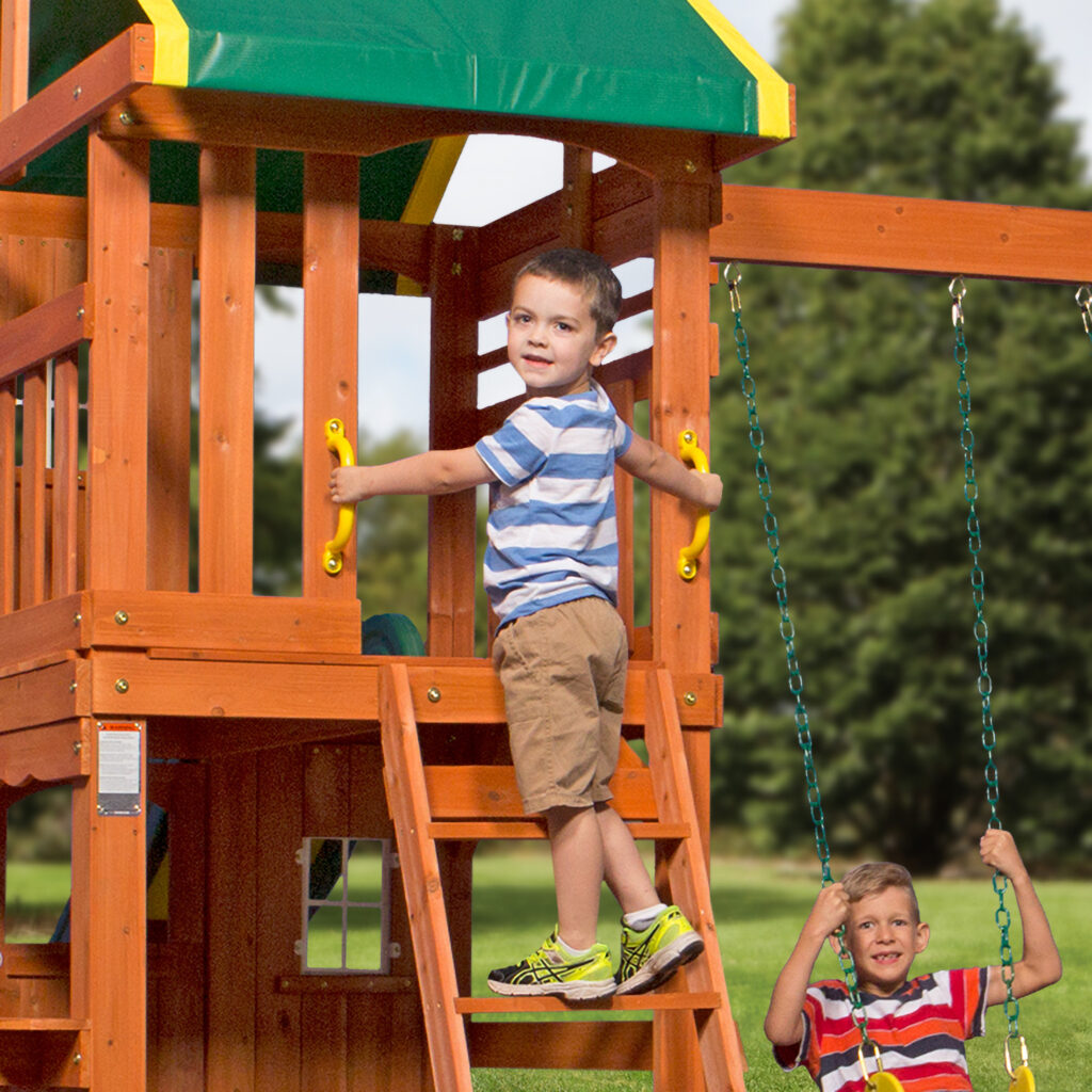 Oakmont Wooden Swing Set - Image 10