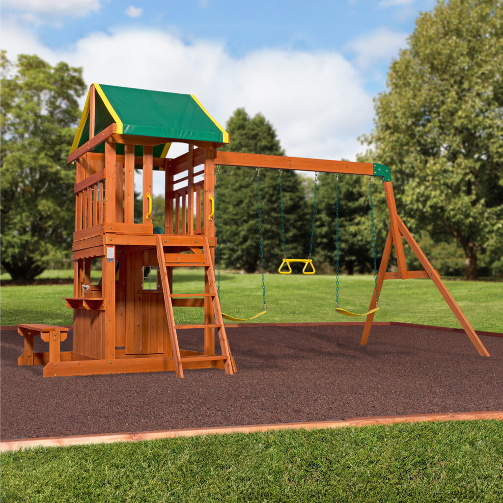 Oakmont Wooden Swing Set - Image 11